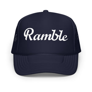 Classic Ramble Foam Trucker Cap (Navy)