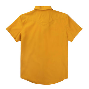 Yellow shirt on a white background