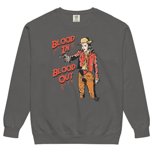 Blood In Blood Out Garment Dyed Sweatshirt (Pepper)