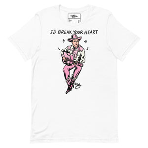 I'd Break Your Heart Tee (White, Made in USA)