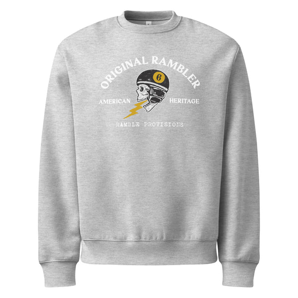 No Road is Too Long Oversized Heavyweight Sweatshirt (Gray)
