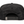 Black cap with a visible brand logo on a white background