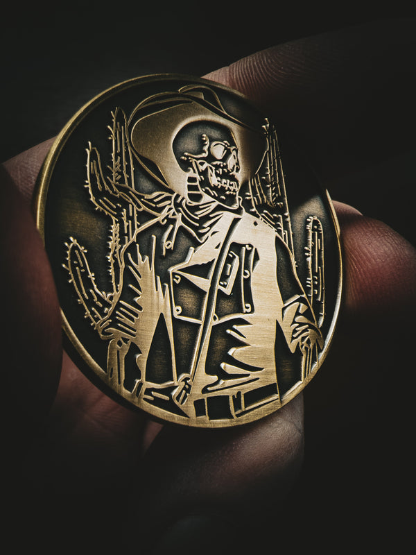 Death's Cold Hands Challenge Coin