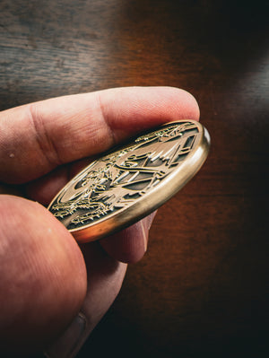Death's Cold Hands Challenge Coin