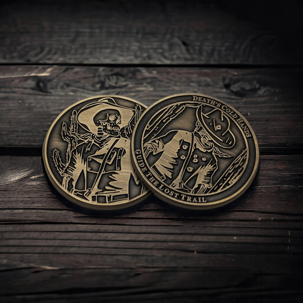 Death's Cold Hands Challenge Coin