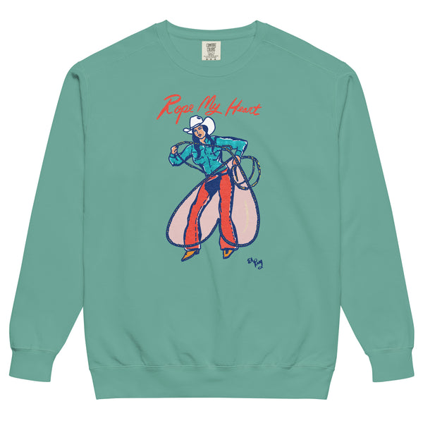 Rope My Heart Garment Dyed Sweatshirt