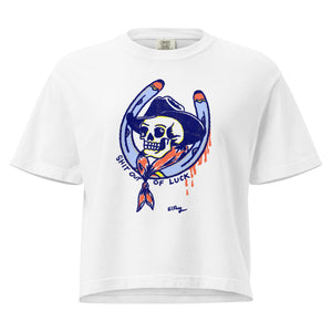 Shit Out of Luck Women’s Heavyweight Boxy Tee