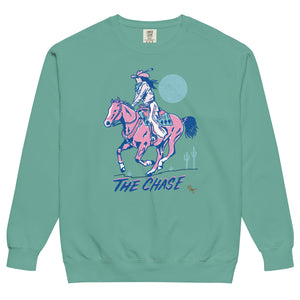 The Chase Garment Dyed Sweatshirt (Seafoam)