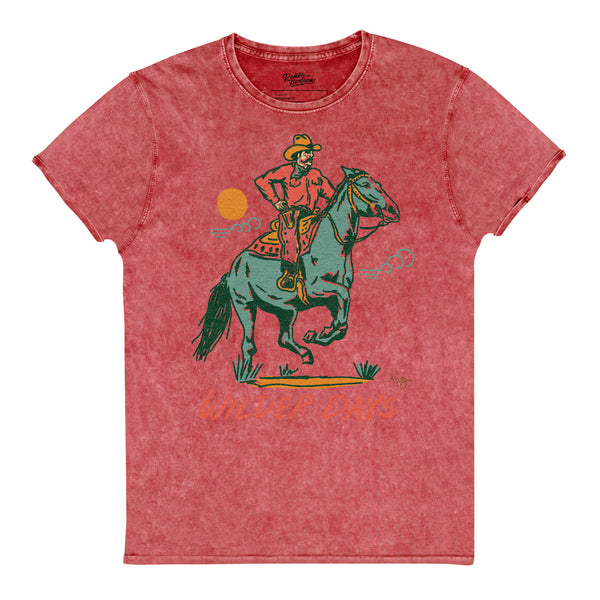 Wilder Days Denim Tee (Red)