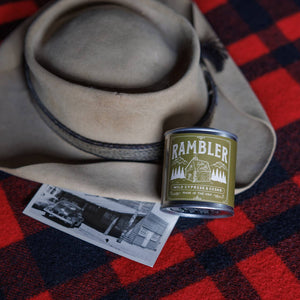 Rambler Field Candle – Wild Cypress & Cedar