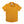 Yellow short-sleeve shirt with button details on a white background