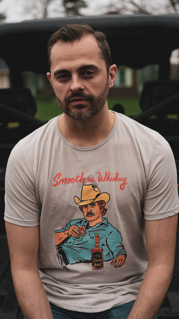 Smooth as Whiskey Curved Hem Tee