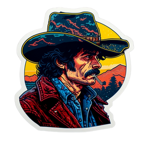 2.5" Cowboy Cool Sticker