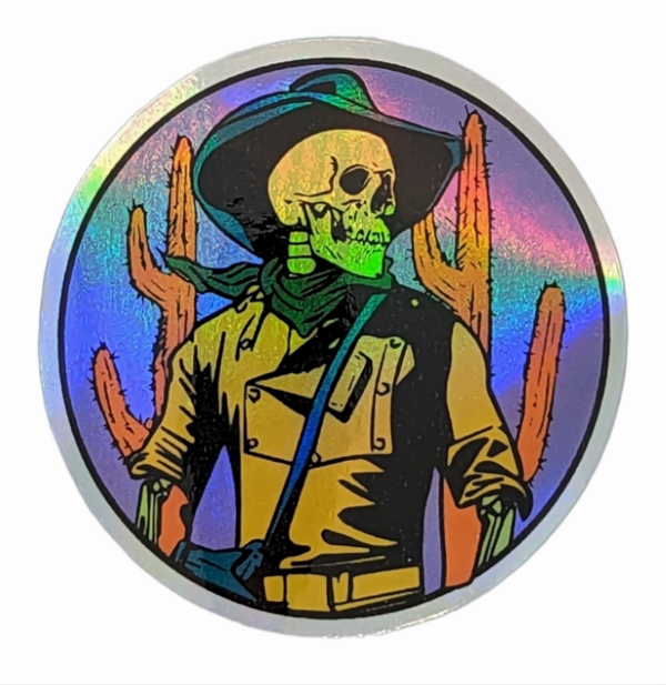 Toxic Horseman Sticker - Holographic