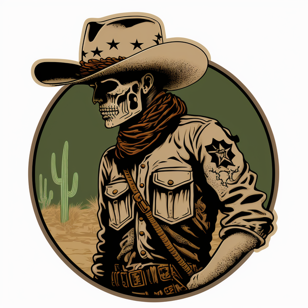 Haunted Badge Sticker